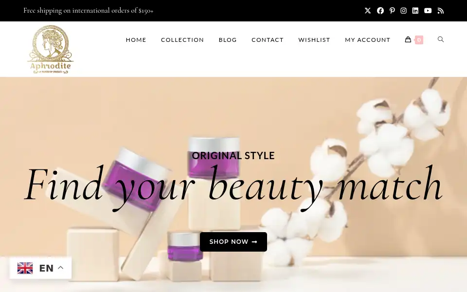 Screenshot of aphrodite-store.com