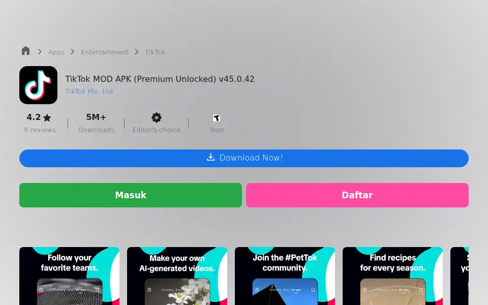 Screenshot of apkmody.com