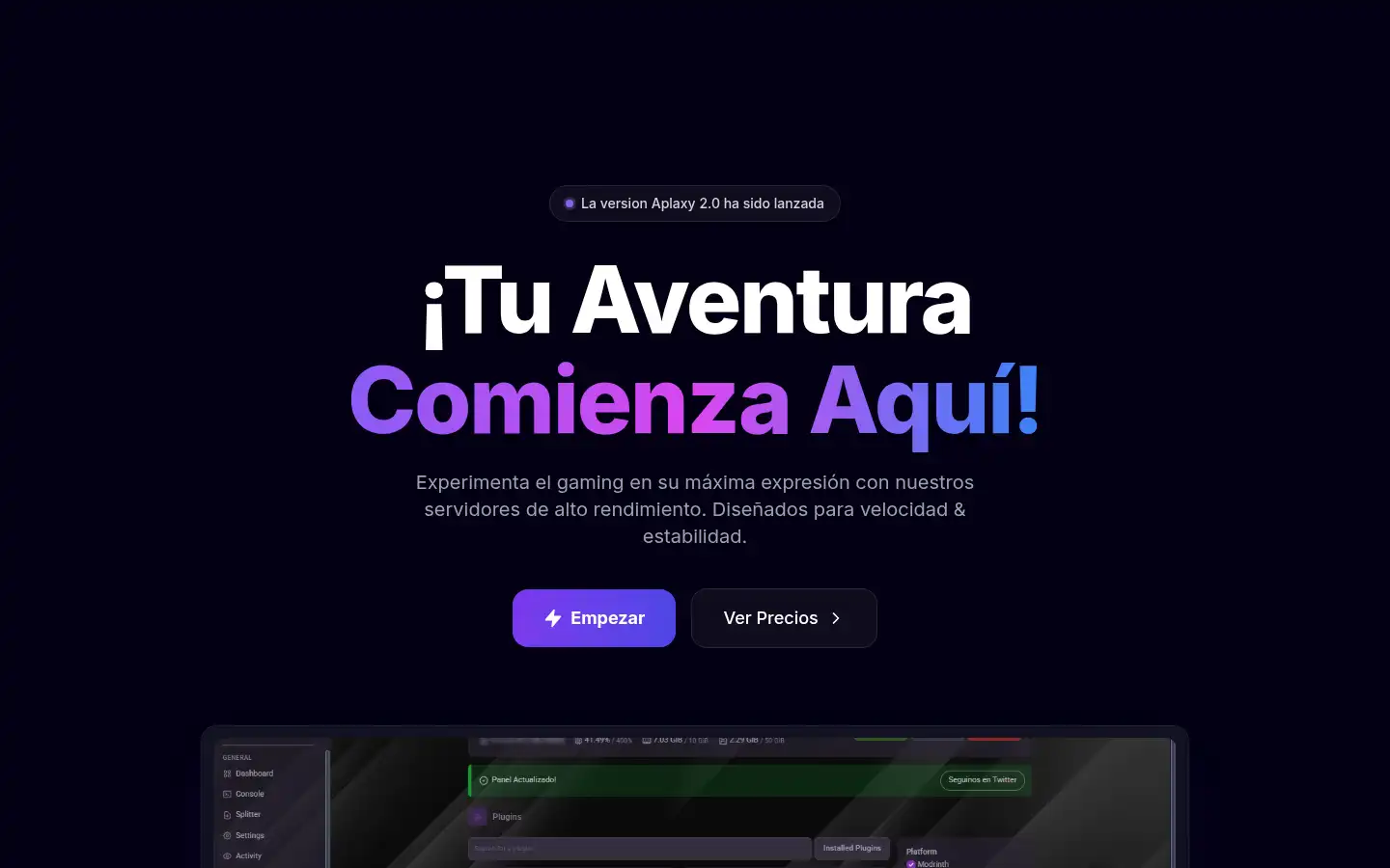 Screenshot of aplaxy.com
