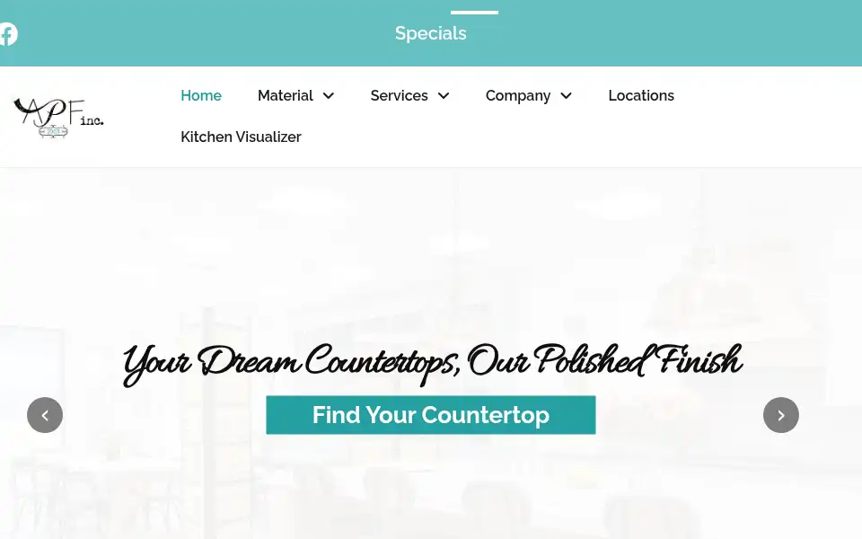 Screenshot of apolishedfinish.com
