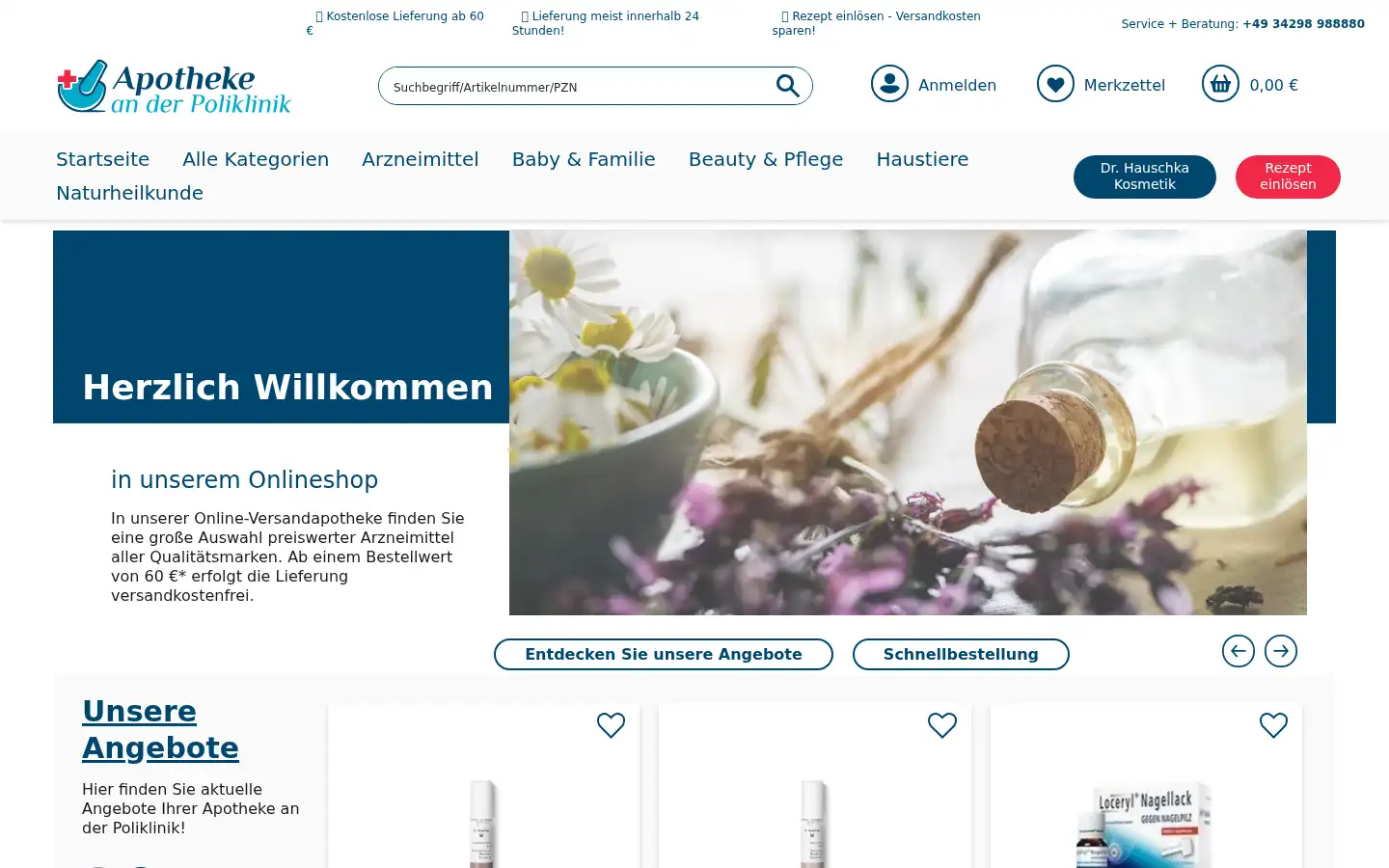 Screenshot of apotheke-an-der-poliklinik.de