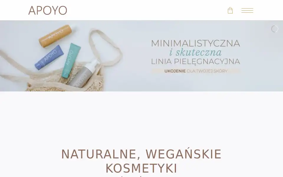 Screenshot of apoyocosmetics.com