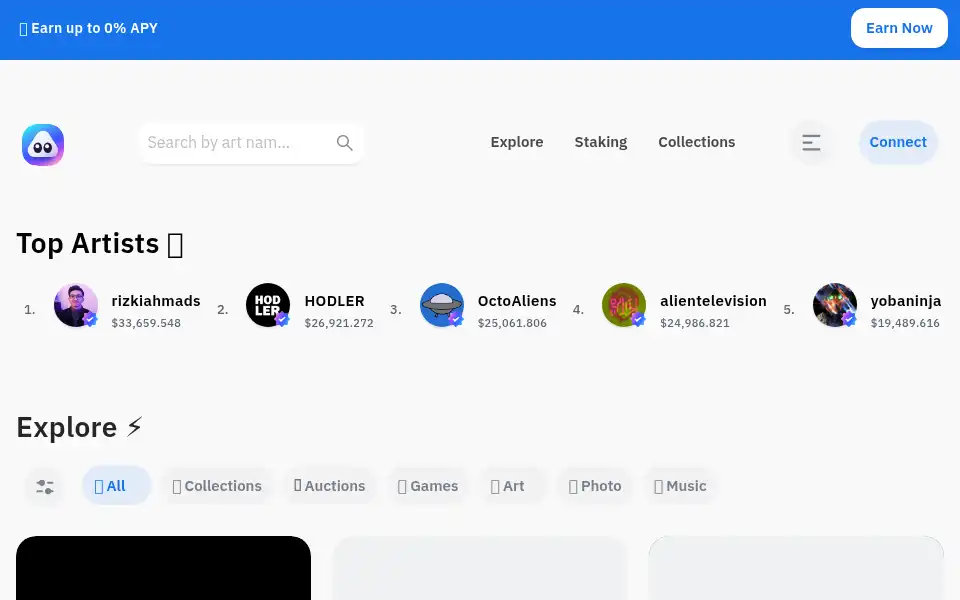 Screenshot of app.airnfts.com