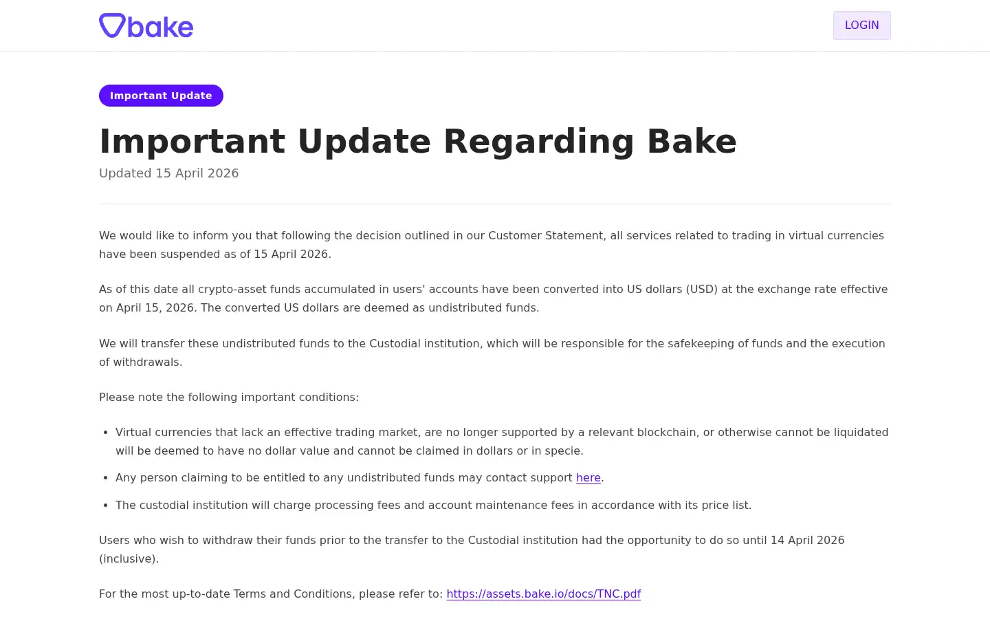 Screenshot of app.bake.io