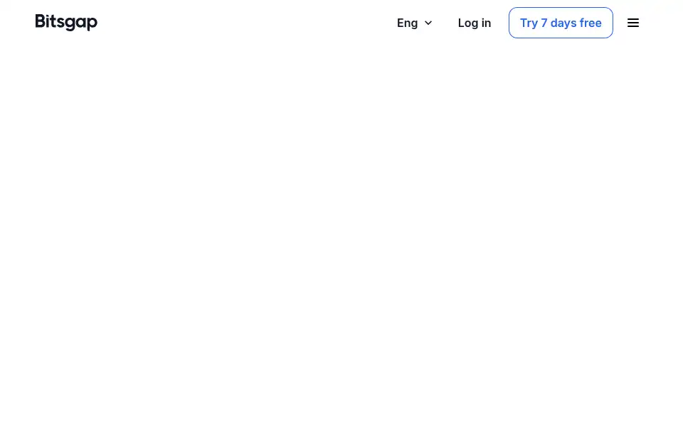 Screenshot of app.bitsgap.com