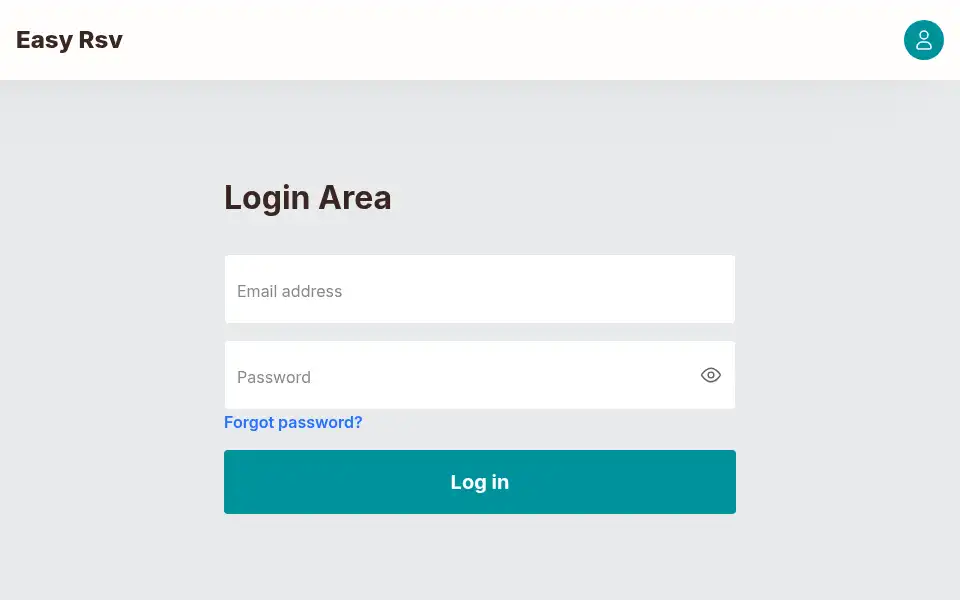 Screenshot of app.easy-rsv.com