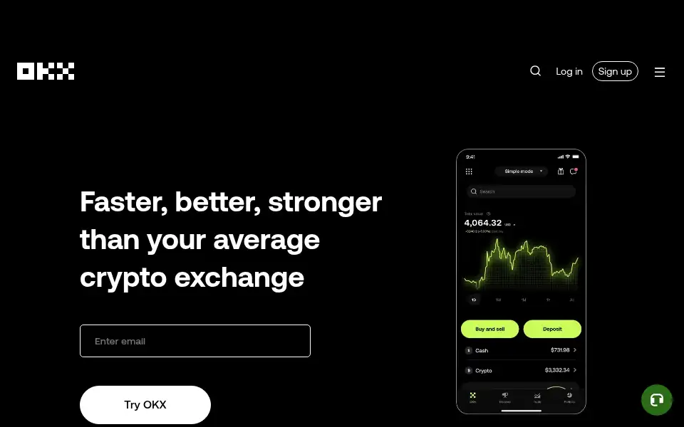 Screenshot of app.okx.com
