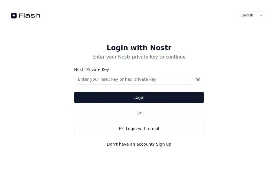 Screenshot of app.paywithflash.com
