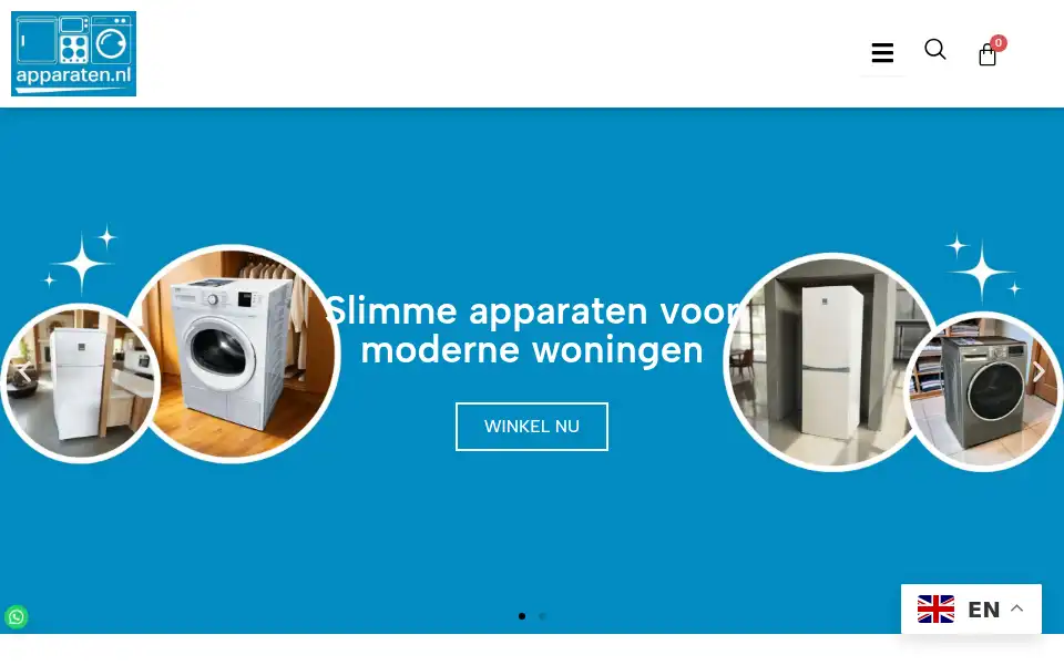 Screenshot of apparaten.nl