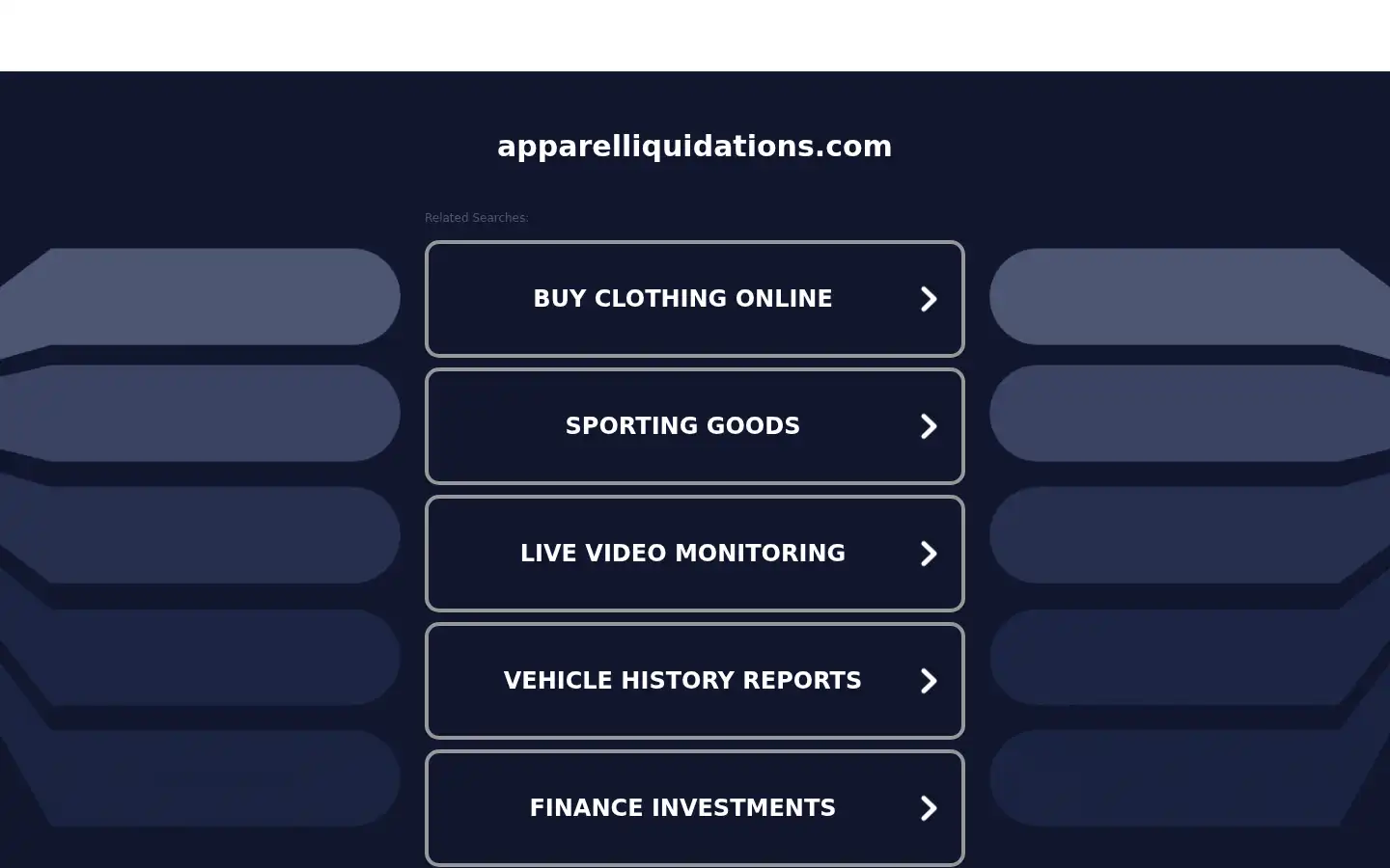 Screenshot of apparelliquidations.com