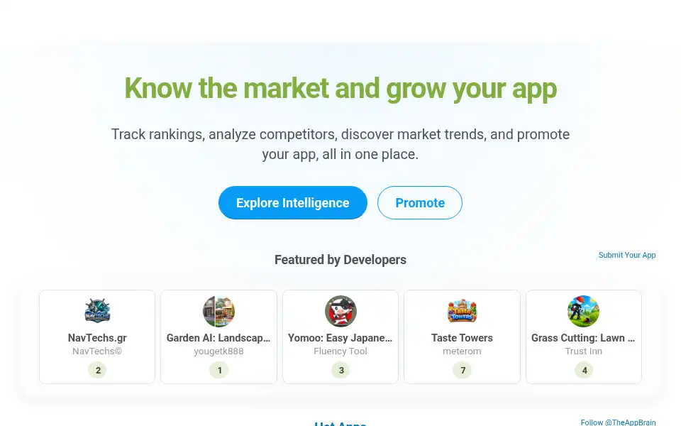Screenshot of appbrain.com