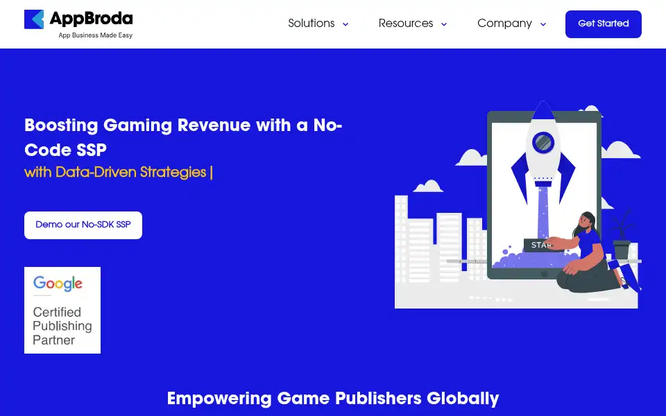 Screenshot of appbroda.com