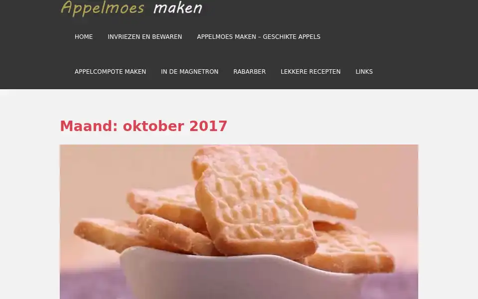 Screenshot of appelmoesmaken.eu