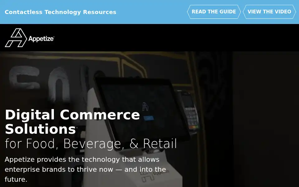 Screenshot of appetizeapp.com