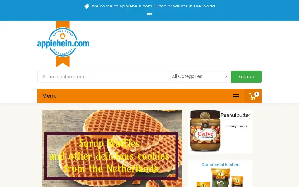 Screenshot of appiehein.com