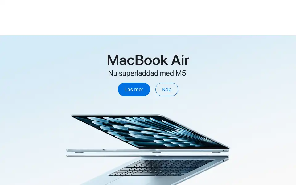 Screenshot of apple.se