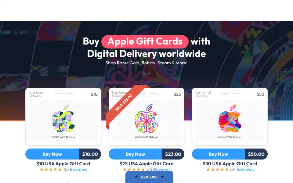 Screenshot of applecarddelivery.com