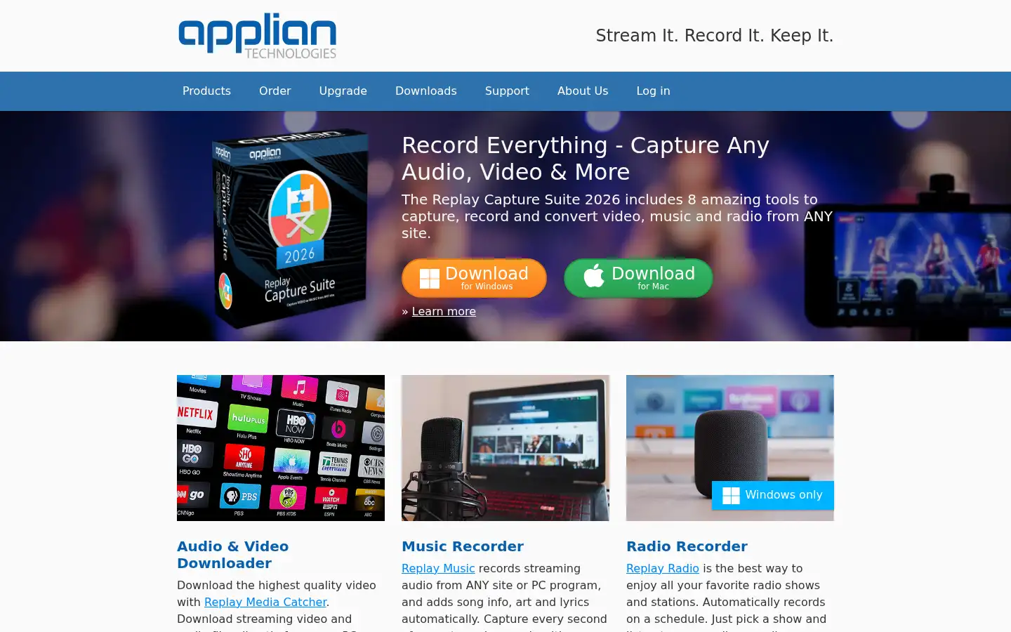 Screenshot of applian.com