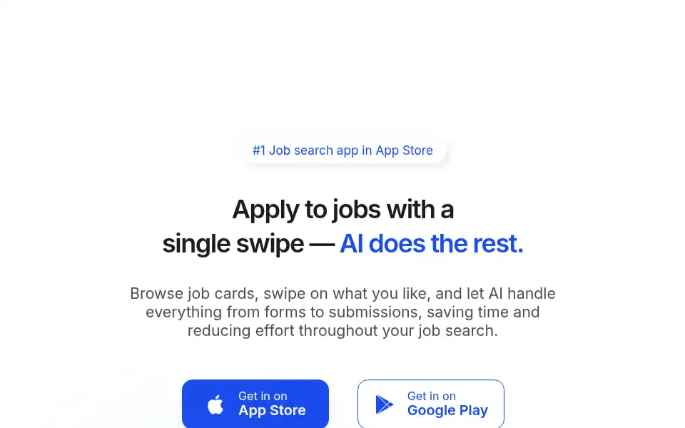 Screenshot of applybeeai.com