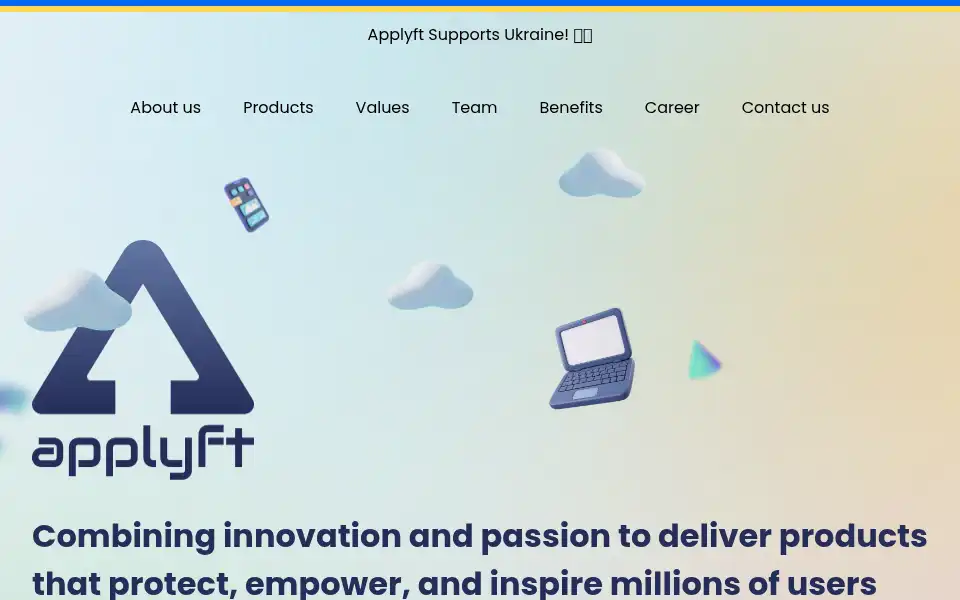 Screenshot of applyft.co