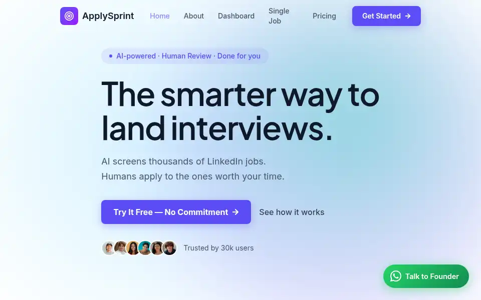 Screenshot of applysprint.com