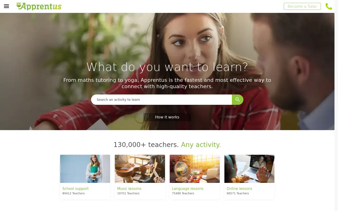 Screenshot of apprentus.com