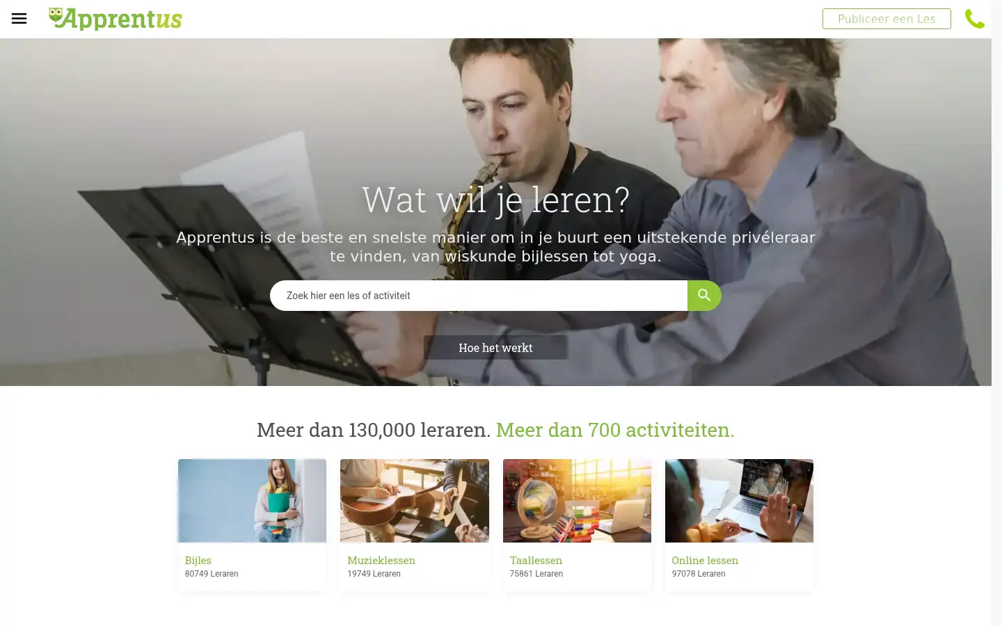Screenshot of apprentus.nl