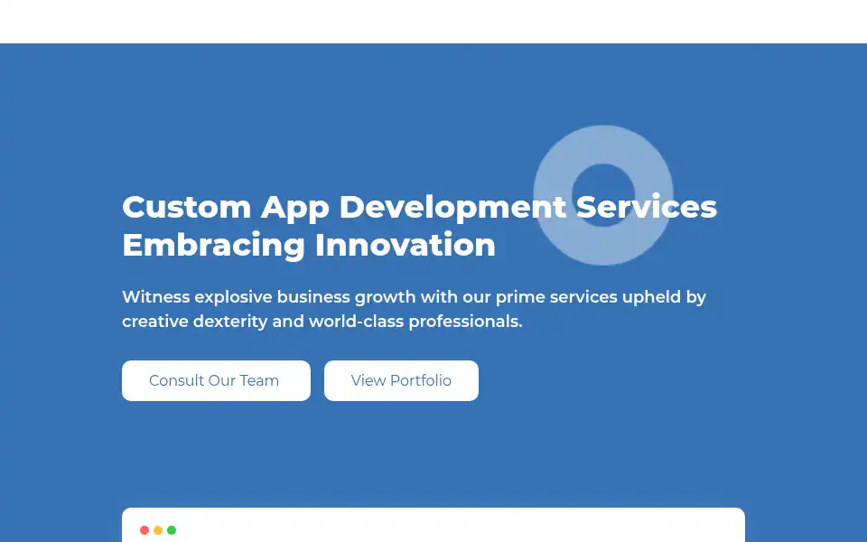 Screenshot of appsmaventech.com