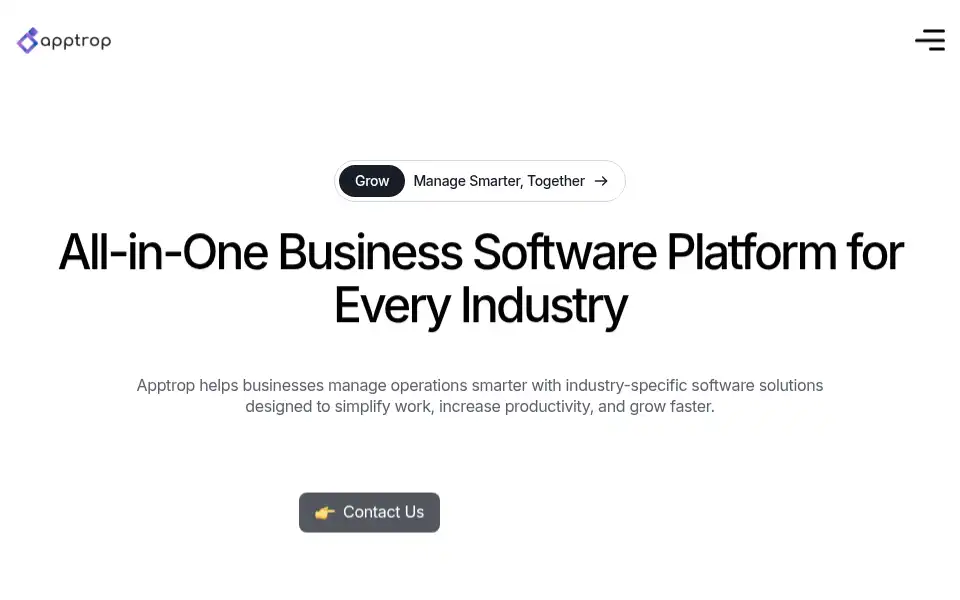 Screenshot of apptrop.com