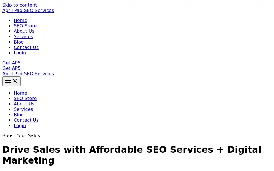 Screenshot of aprilpad.com