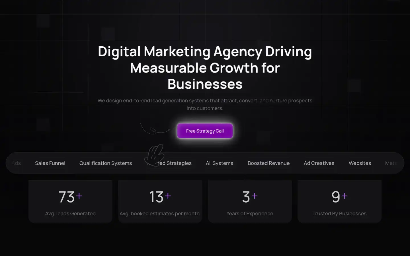Screenshot of aptimarketing.com