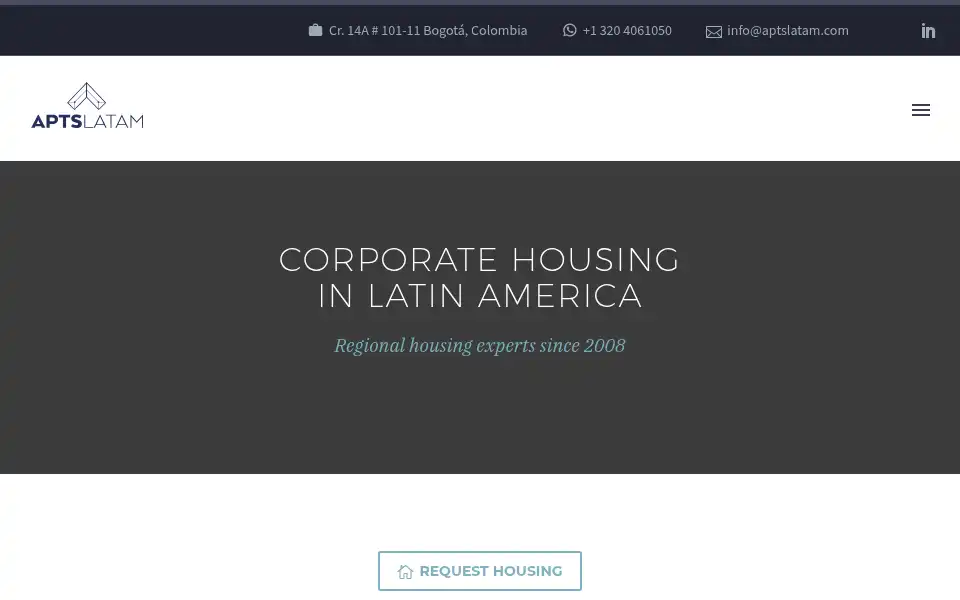 Screenshot of aptslatam.com