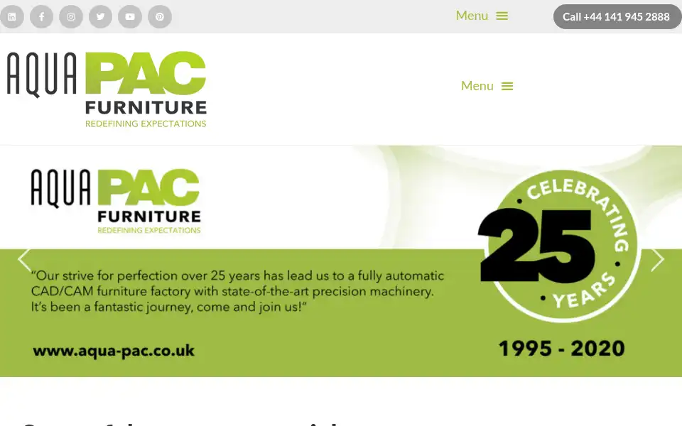 Screenshot of aqua-pac.co.uk