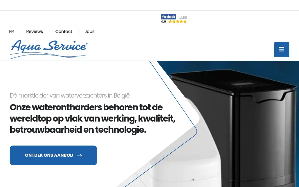 Screenshot of aqua-service.be