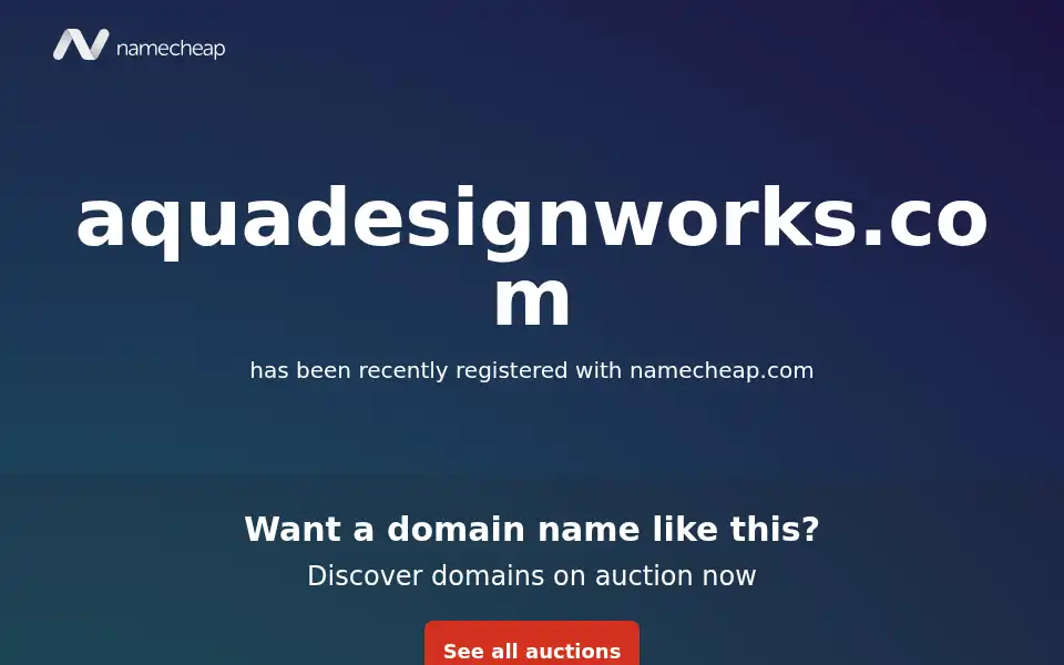 Screenshot of aquadesignworks.com