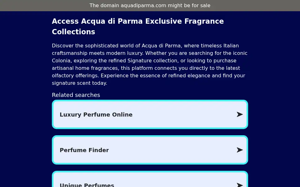 Screenshot of aquadiparma.com
