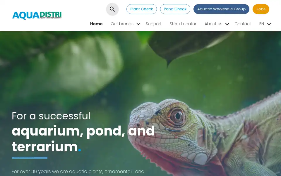 Screenshot of aquadistri.com