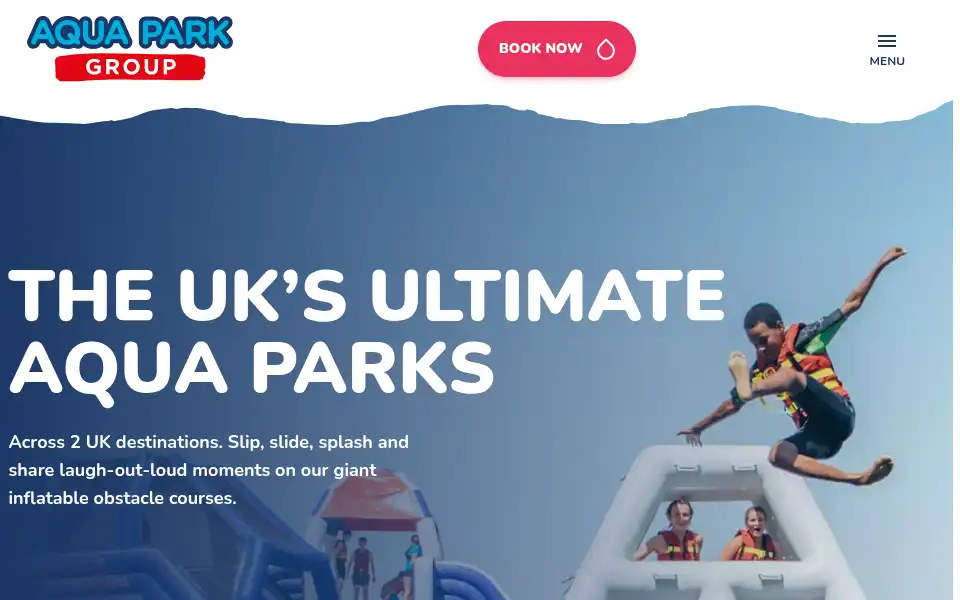 Screenshot of aquaparkgroup.co.uk