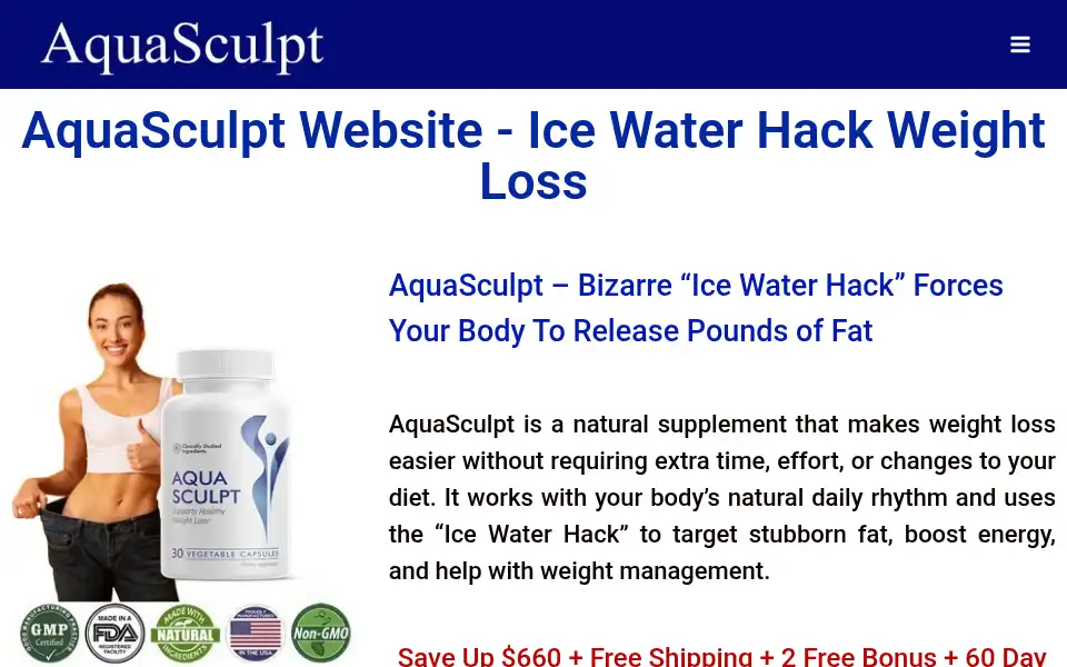 Screenshot of aquasculpt.com