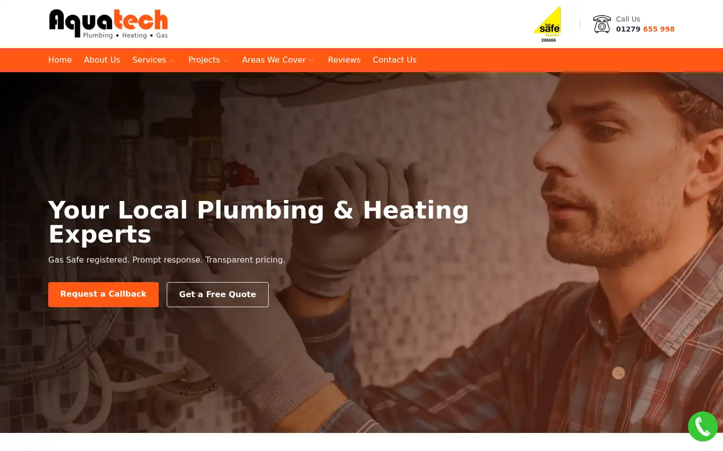Screenshot of aquatechuk.com