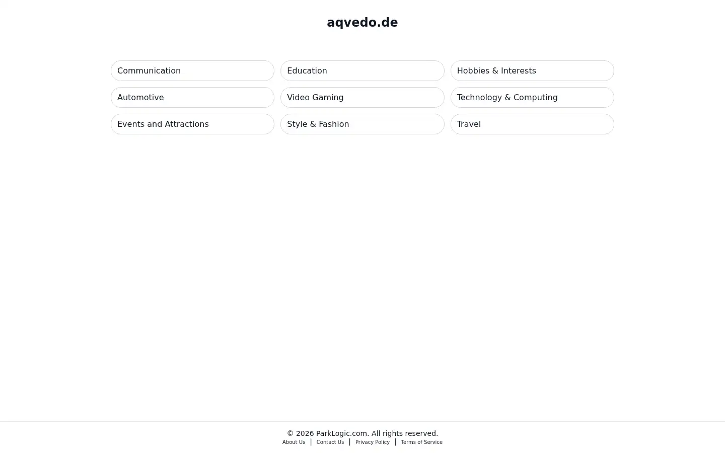 Screenshot of aqvedo.de