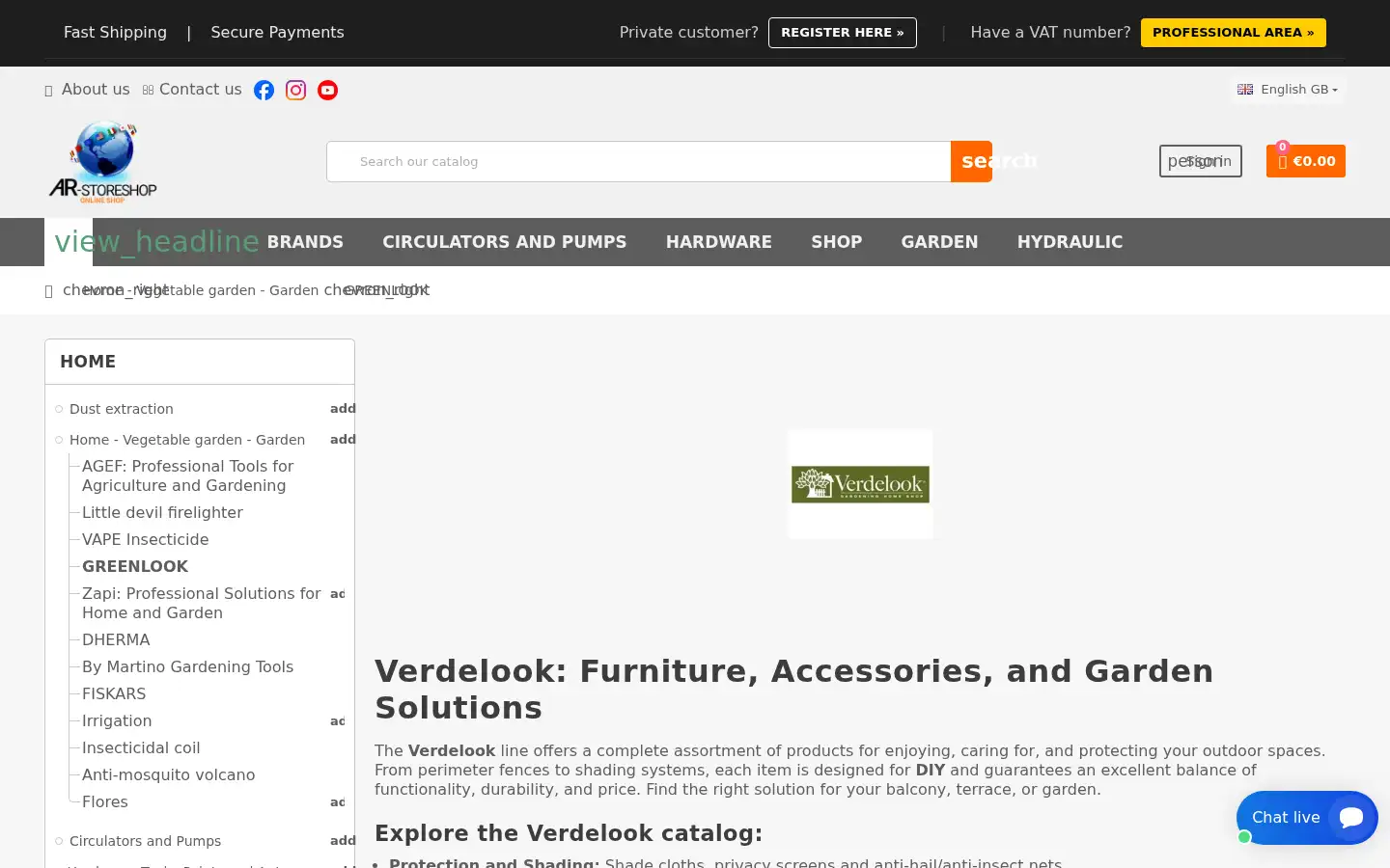 Screenshot of ar-storeshop.com