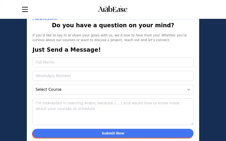 Screenshot of arabease.com