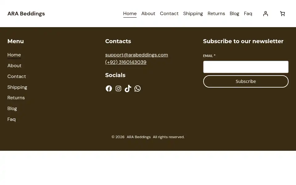 Screenshot of arabeddings.com