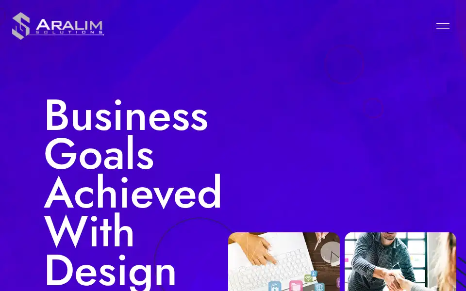 Screenshot of aralimsolutions.com