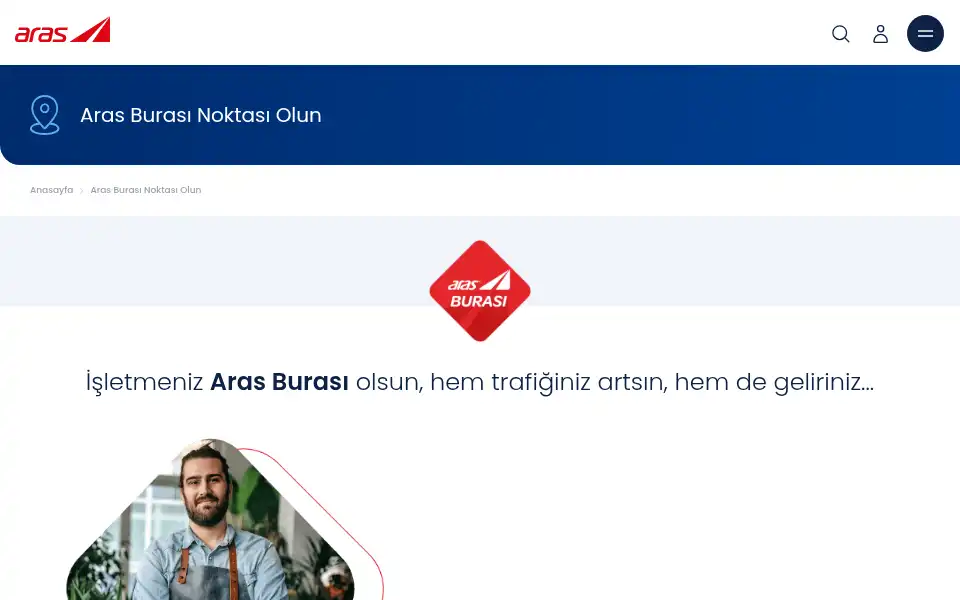 Screenshot of araskargo.com.tr
