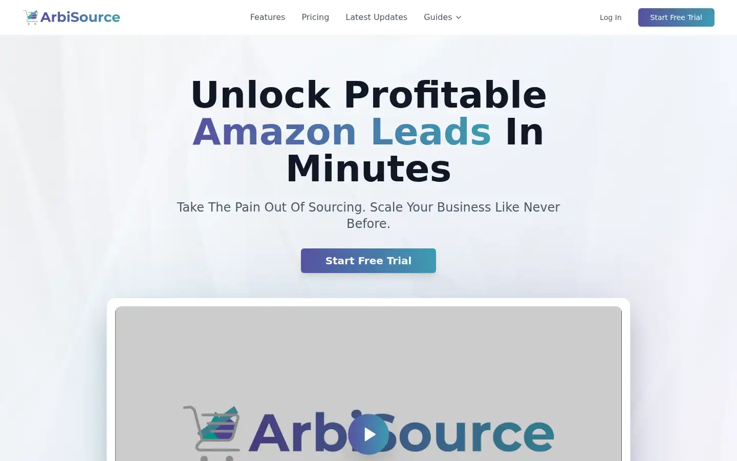 Screenshot of arbisource.com