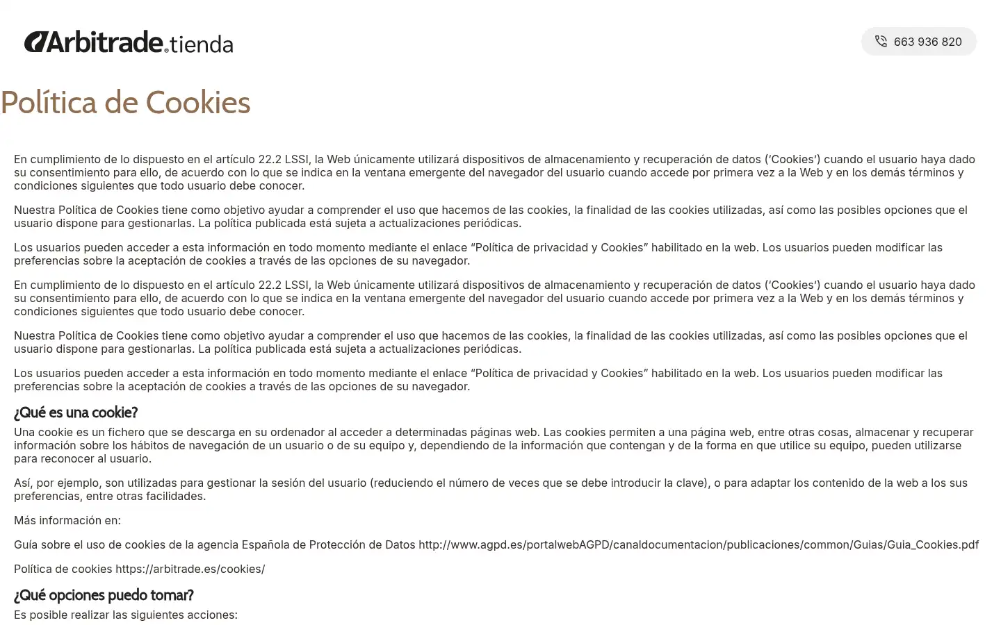 Screenshot of arbitrade.tienda
