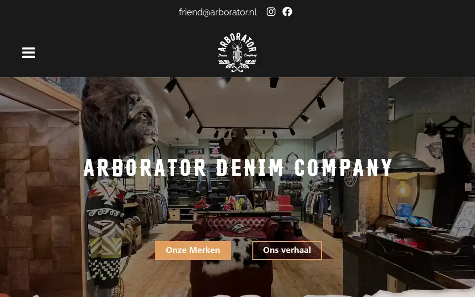 Screenshot of arborator.nl