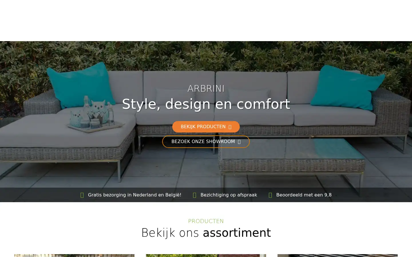Screenshot of arbrini.nl